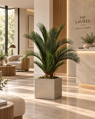 Preserved Palm Tree for Interior Decor