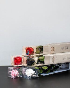 Alternative view of Eksklusiv Enkelt Evighedsrose – En tidløs skønhed der aldrig visner (60 cm)