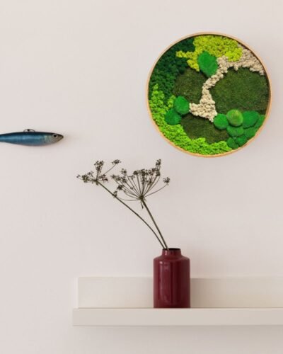 Runde Mosbilleder – Hav Design med Kuglemos, Fladmos & Lavmos 6 Forever Flora Dk