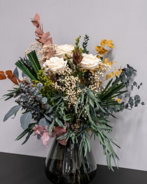 Delin Buket - Tørrede buketter 12 Forever Flora Dk