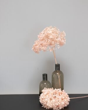 Eksklusiv Konserveret Hortensia Lang – Naturtro Evighedsblomst (60 cm) 11 Forever Flora Dk