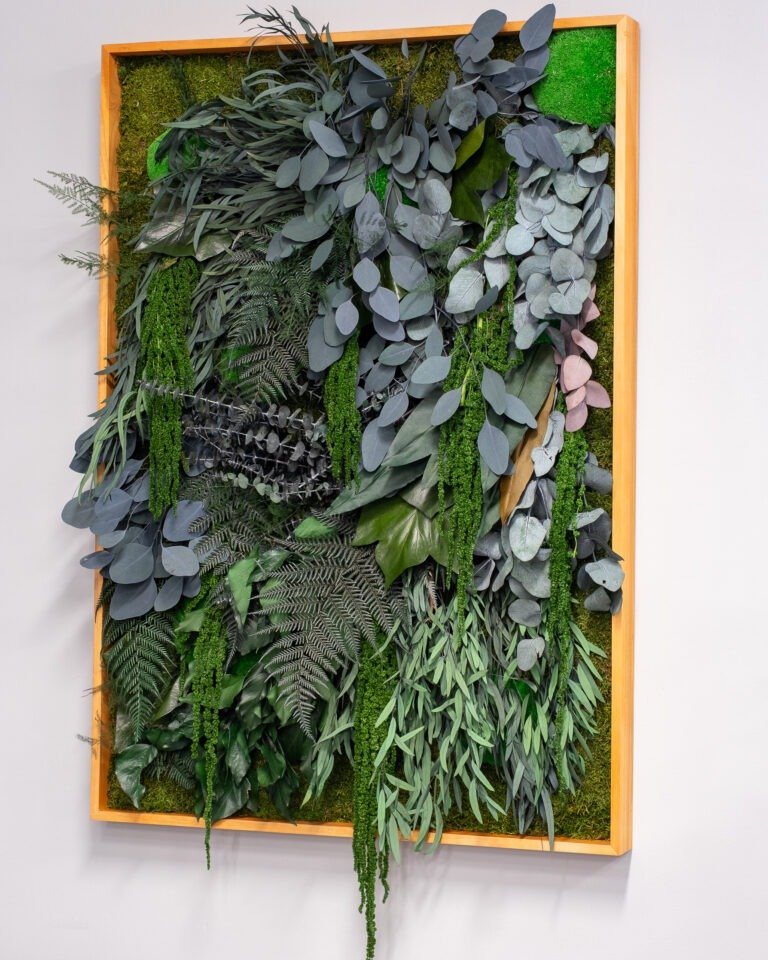 Alternative view of Firkantet Mosbilleder – Skoven Plantevæg