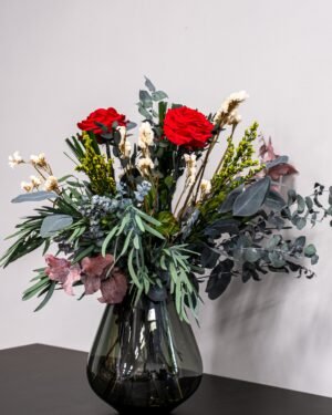 Stjernebuket Natur - Tørrede buketter 7 Forever Flora Dk