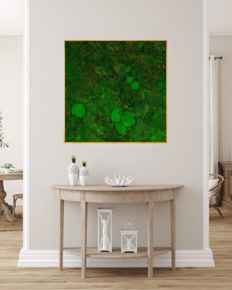 Alternative view of Kvadratisk mosbilleder – Mix fladt mos & kuglemos