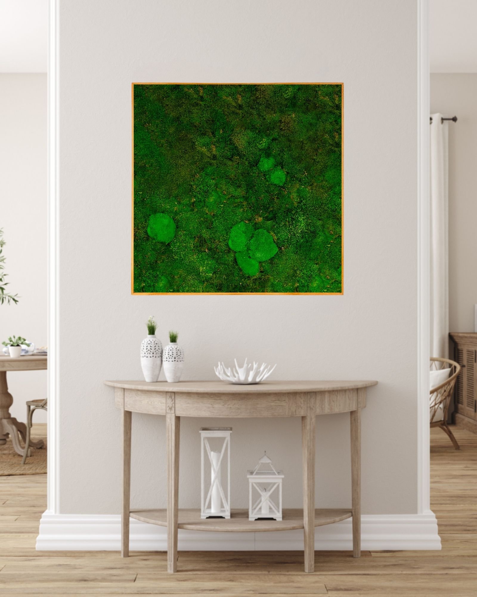 Kvadratisk mosbilleder – Mix fladt mos & kuglemos - Billede 2