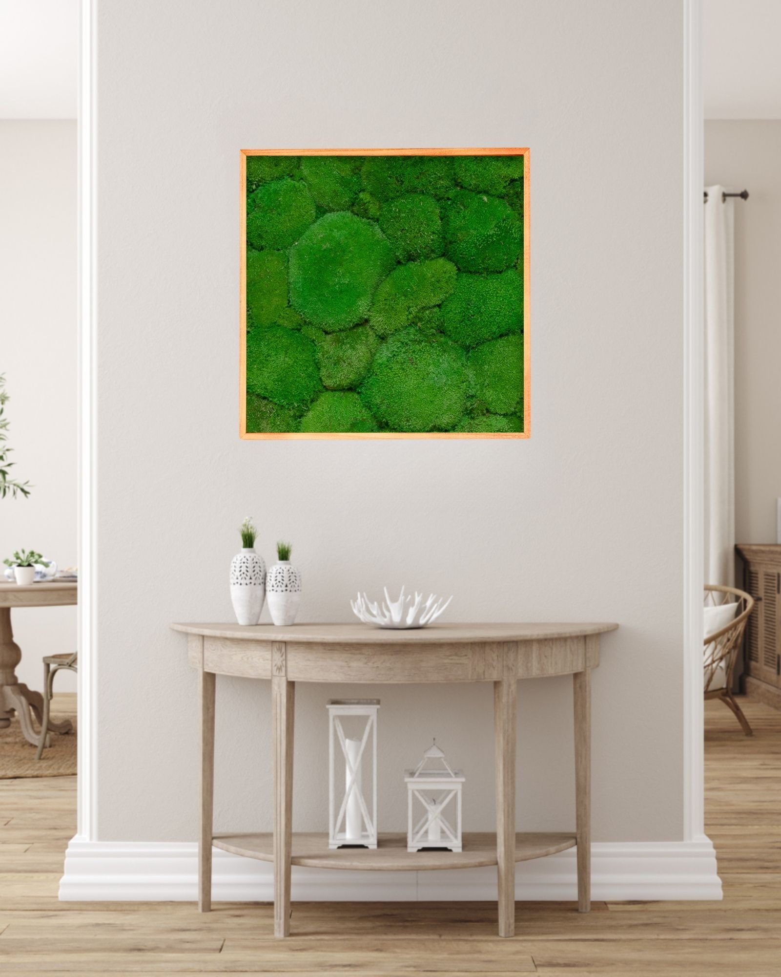 Kvadratisk mosbilleder med kuglemos – Plantevæg - Billede 2