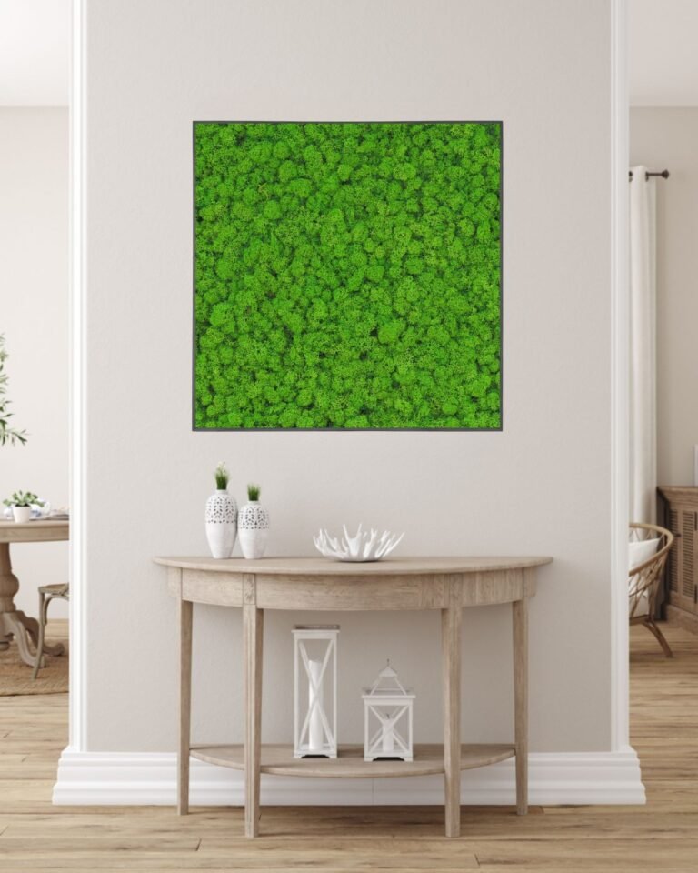 Alternative view of Kvadratisk mosbilleder med ægte finsk rensdyrlav