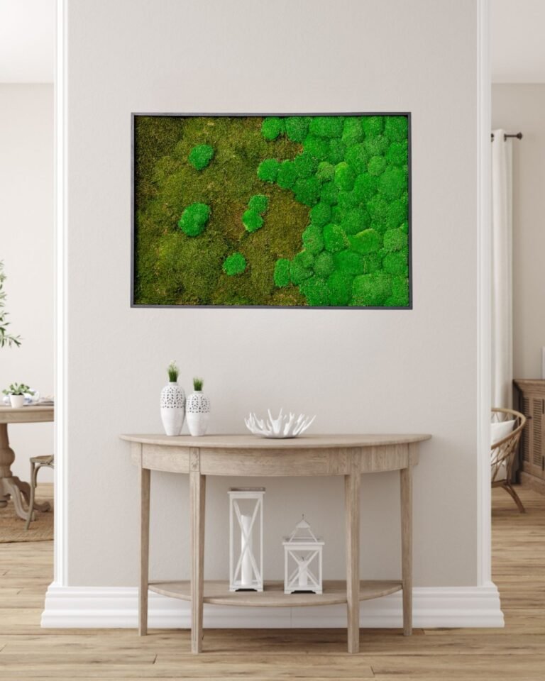 Alternative view of Kvadratiske mosbilleder – Bland halv fladt mos og kuglemos