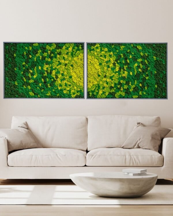 Alternative view of Kvadratiske mosbilleder – Vortex – Plantevæg