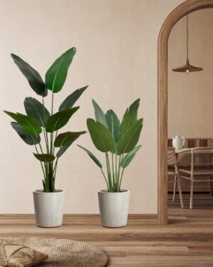 Alternative view of Kunstig Strelitzia (Paradisfugleplante) – Naturtro & Vedligeholdelsesfri (90/160 cm)