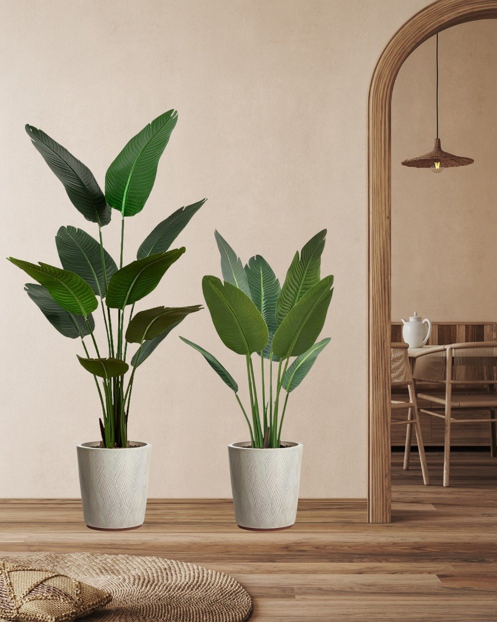 Kunstig Strelitzia (Paradisfugleplante) – Naturtro & Vedligeholdelsesfri (90/160 cm) 2 Kunstig Strelitzia (Paradisfugleplante) – Naturtro & Vedligeholdelsesfri (90/160 cm) - Billede 2